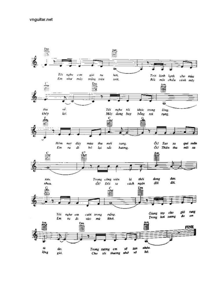 Sheet nhạc Em đẹp như mơ (Elle était si jolie) - Trang 2