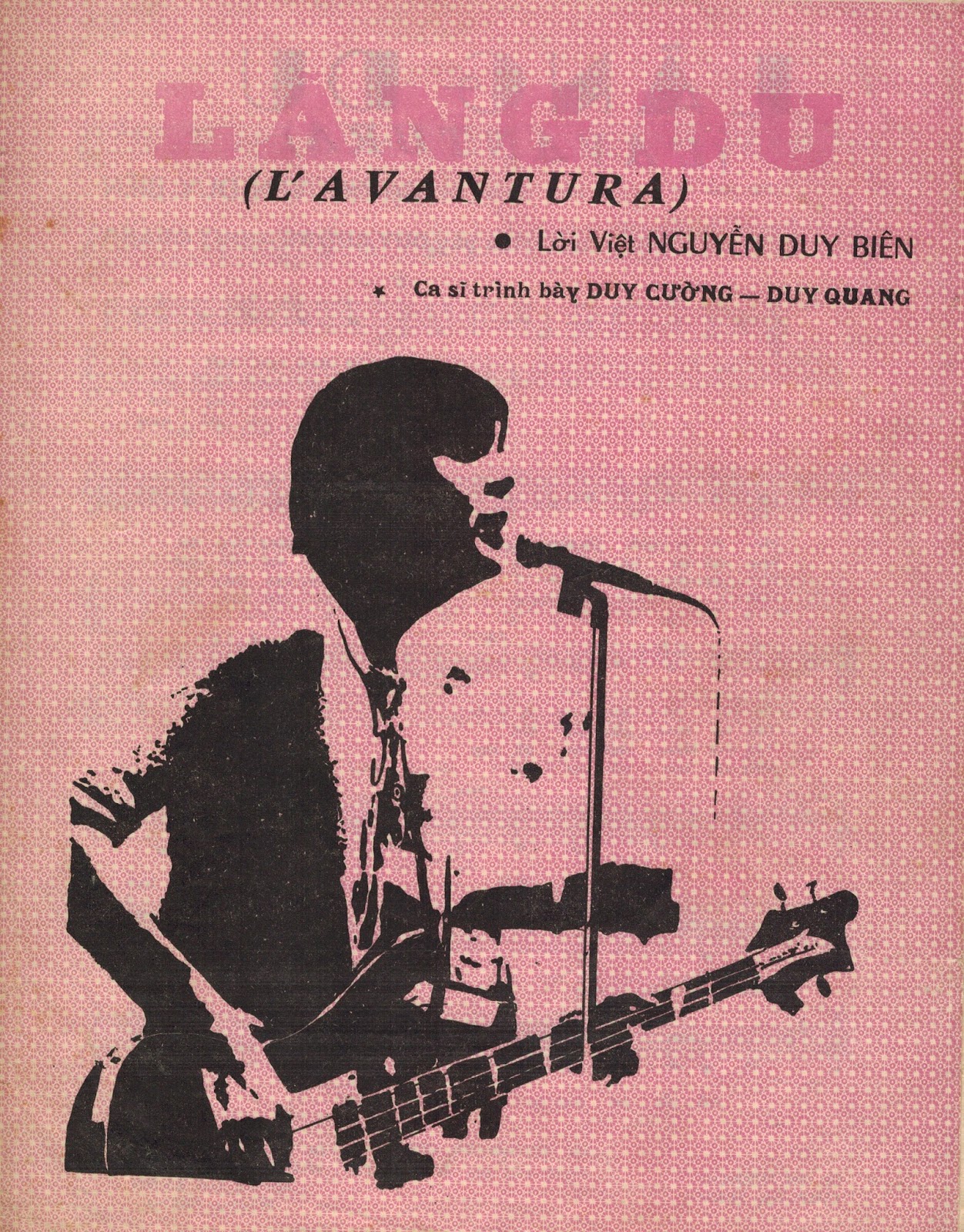 Sheet nhạc Lãng du (L'avventura) - Trang 1