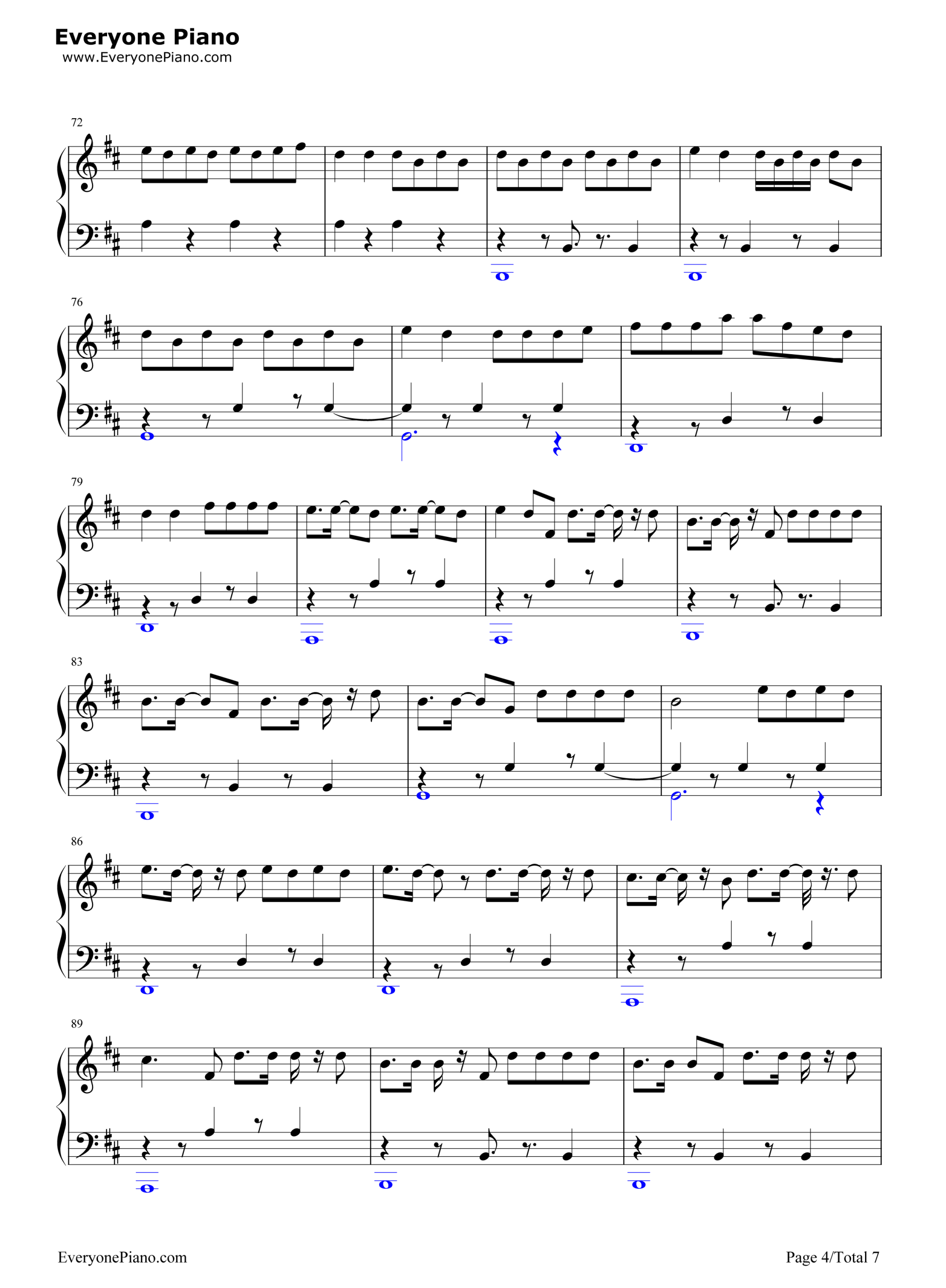 Sheet nhạc Despacito - Trang 4