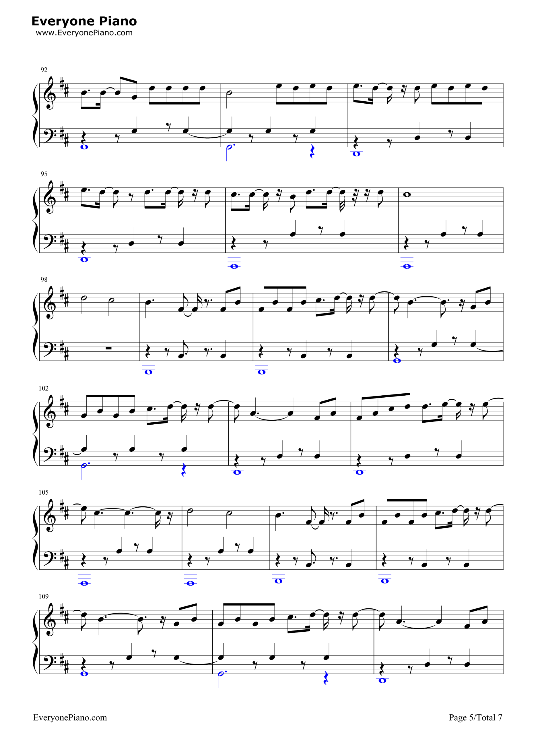 Sheet nhạc Despacito - Trang 5