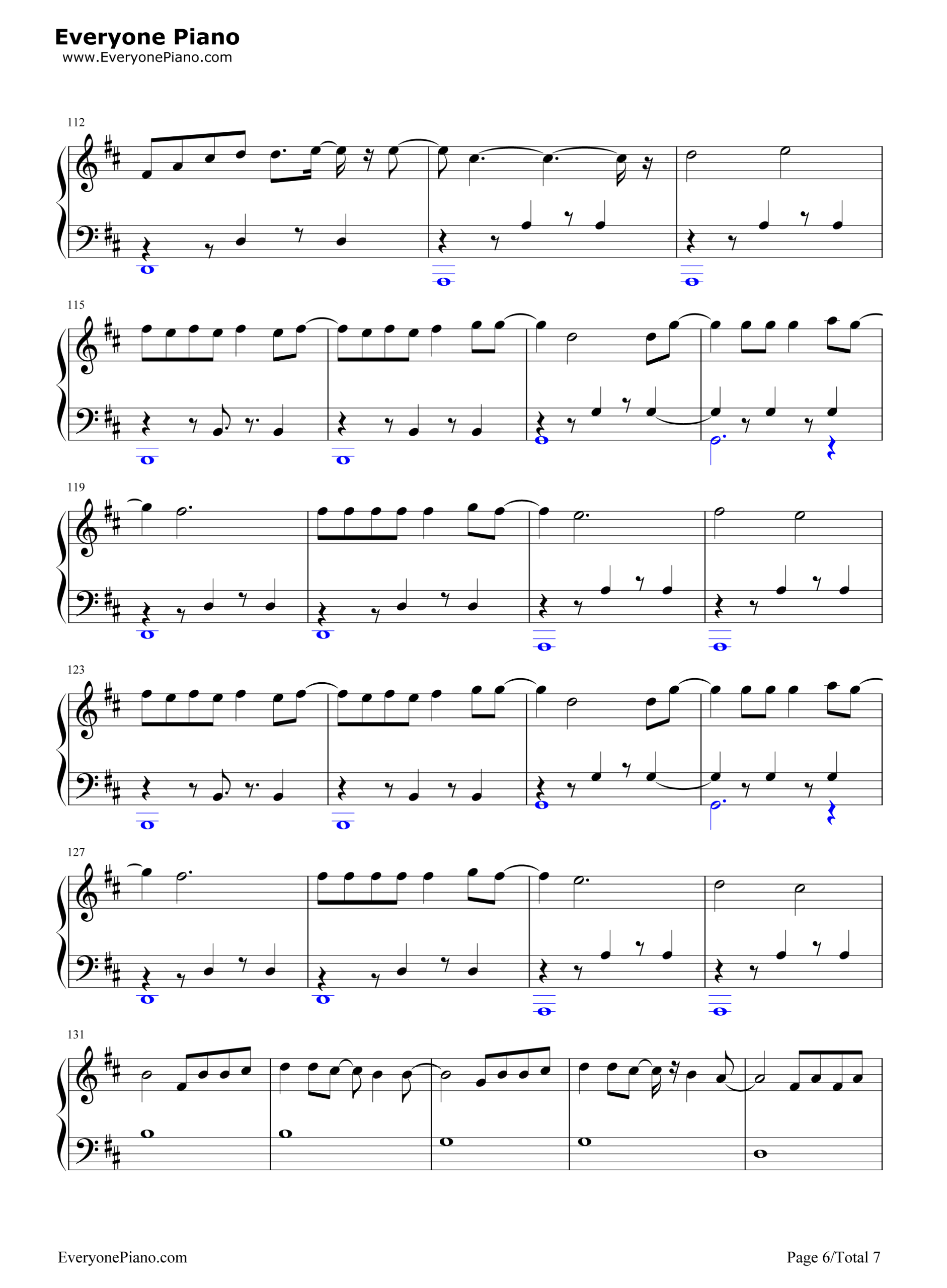 Sheet nhạc Despacito - Trang 6