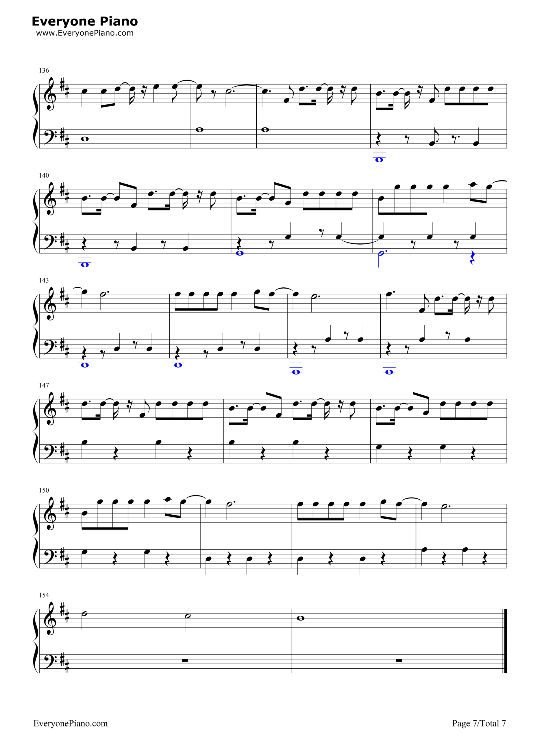 Sheet nhạc Despacito - Trang 7