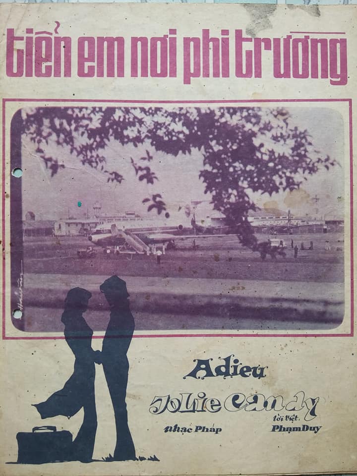 Sheet nhạc Tiễn em nơi phi trường (Adieu jolie candy) - Trang 1