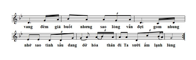Sheet nhạc Tình sầu mùa đông - Trang 2