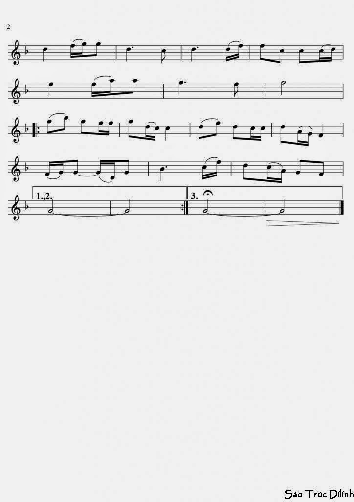 Sheet nhạc Mẹ từ bi - Trang 2