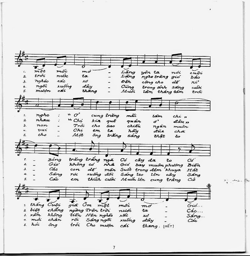 Sheet nhạc Thằng Cuội - Trang 2