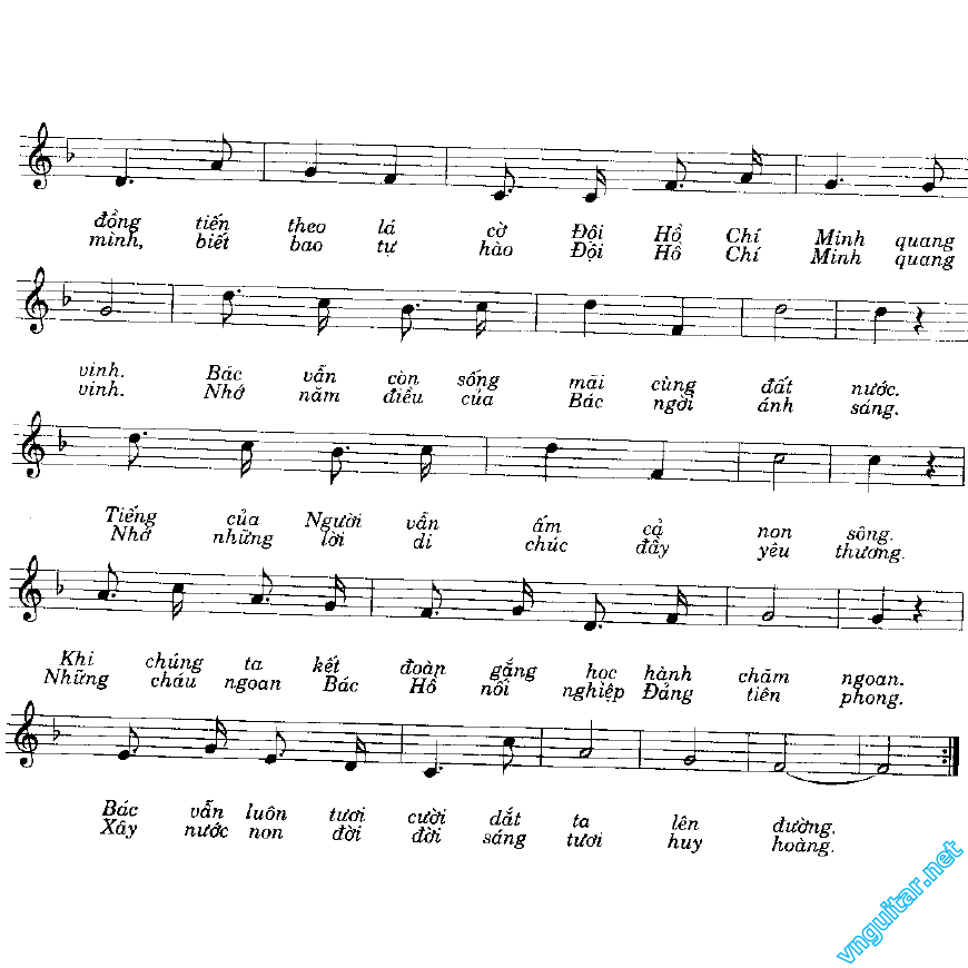 Sheet nhạc Đi ta đi lên - Trang 2