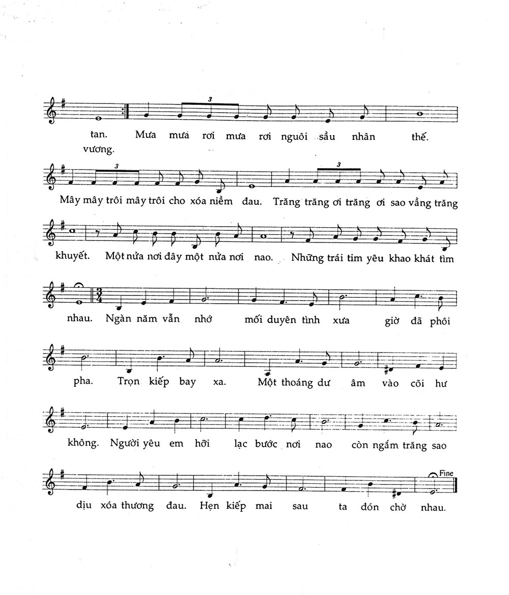 Sheet nhạc Hẹn kiếp mai sau - Trang 2